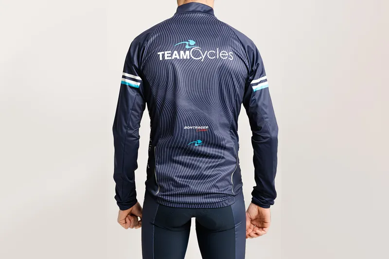 Team Cycles Windshield Cycling Jacket in Navy Blue-2